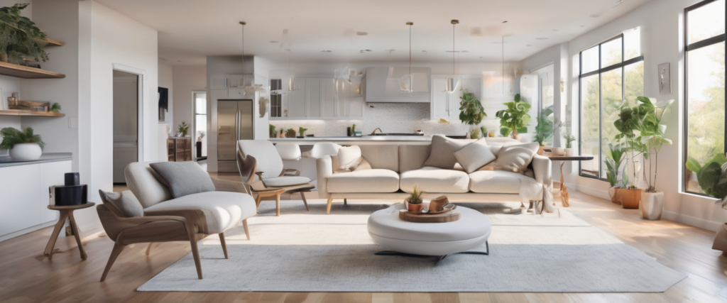 Illustration for smart home devices and automation